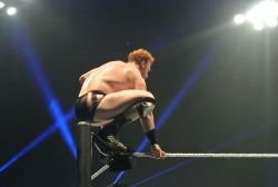 Careful with that ring post Sheamus! I don’t