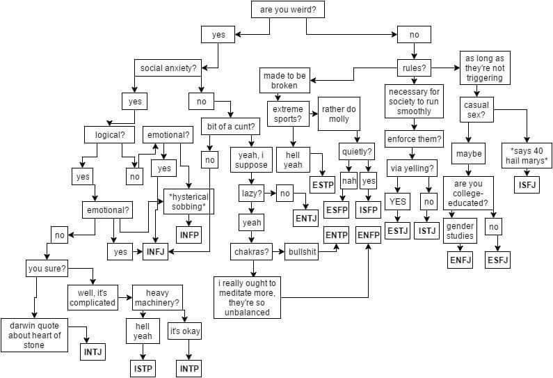 MBTI Personality Test Results (start seething) : r/intj
