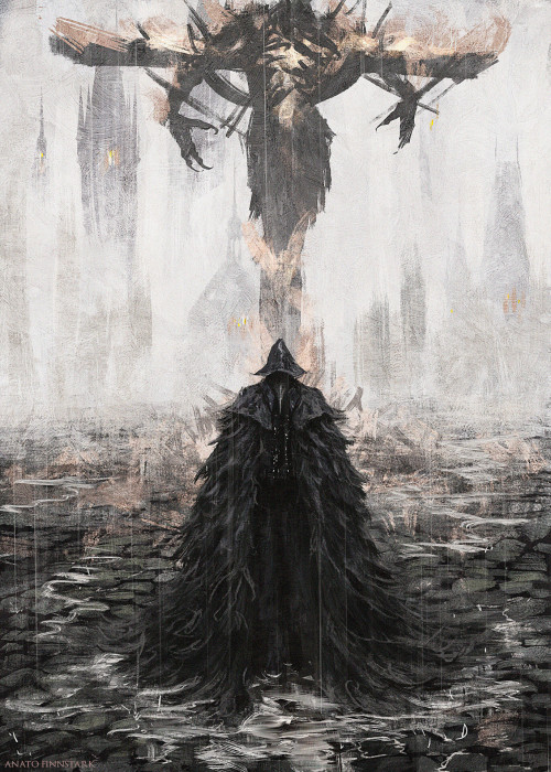 morbidfantasy21:  Burning in the Rain by Anato Finnstark (anto-finnstark on artstation)