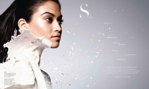 Shanina Shaik for Harper&rsquo;s Bazaar Mexico August 2013 by Tom Schirmacher