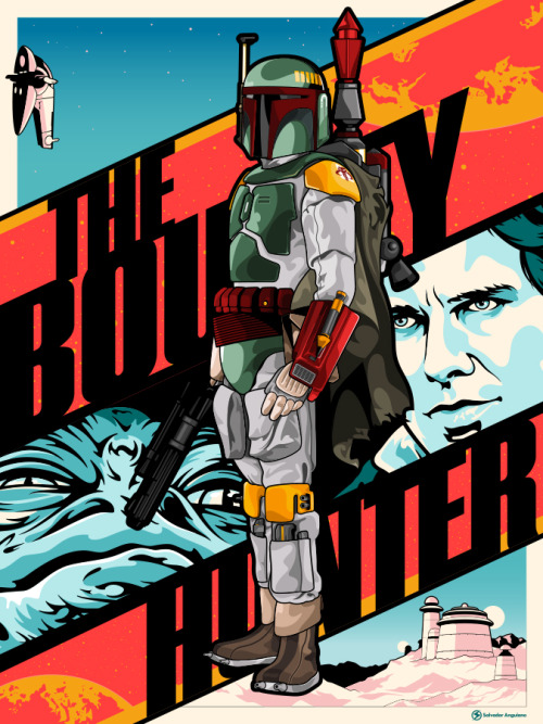 tiefighters:  Boba Fett - The Bounty Hunter Created by Salvador Anguiano