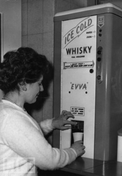 theniftyfifties:  A 1950s whiskey dispenser,