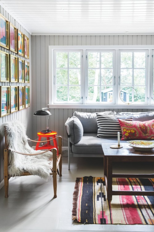 colorful living room