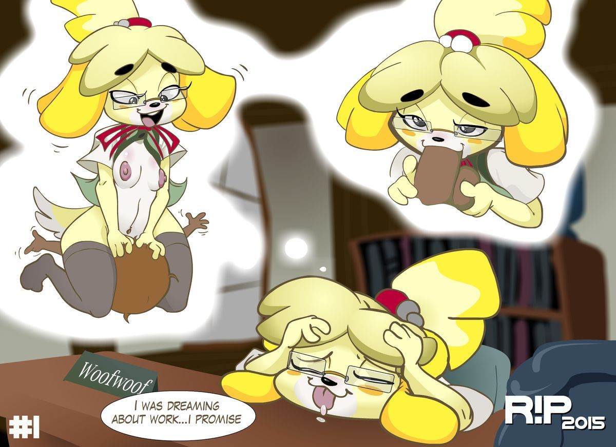 furryporncorner:porncomixgifs2015:  [R!P] Isabelle After Hours  her body is readyMmnf
