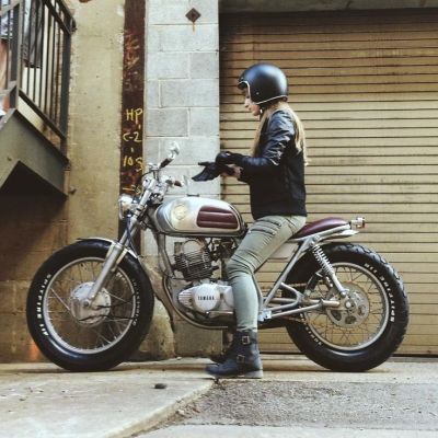 Girls on Motorcycles not pin-ups on Tumblr
