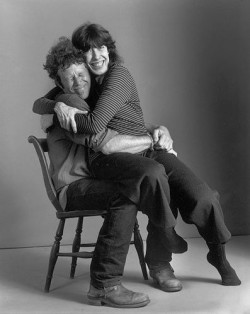 Autumnsredglaze:two Legends. Tom Waits And Lilly Tomlin. Photo By Mary Ellen Mark.