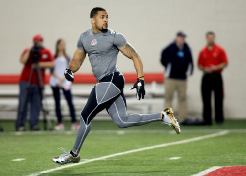 black411blog:footballjockstraps:Dan Herron…. we called him Daniel Boone “ BOOM" 