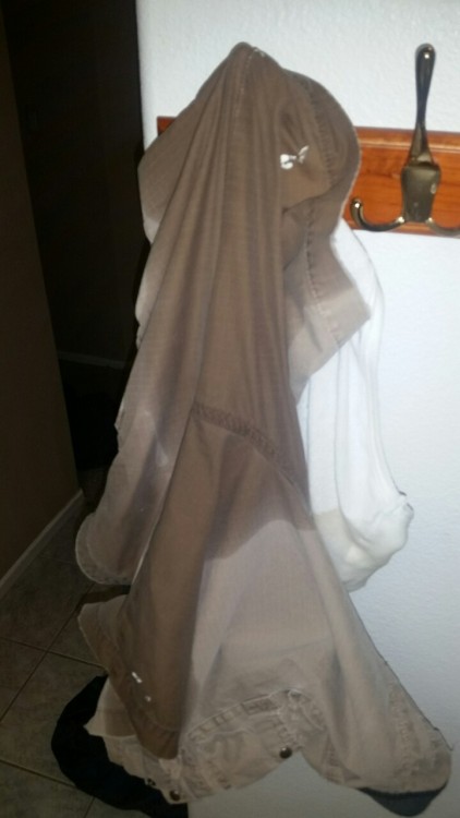 jmwat0:  I had an accident… Hang em up to dry out 