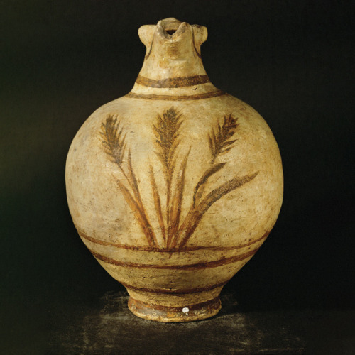 archaeologs:Jug from Thera, LC IA. 81⁄8 in (20.7 cm). Athens, National Archaeological Museum. Sheave