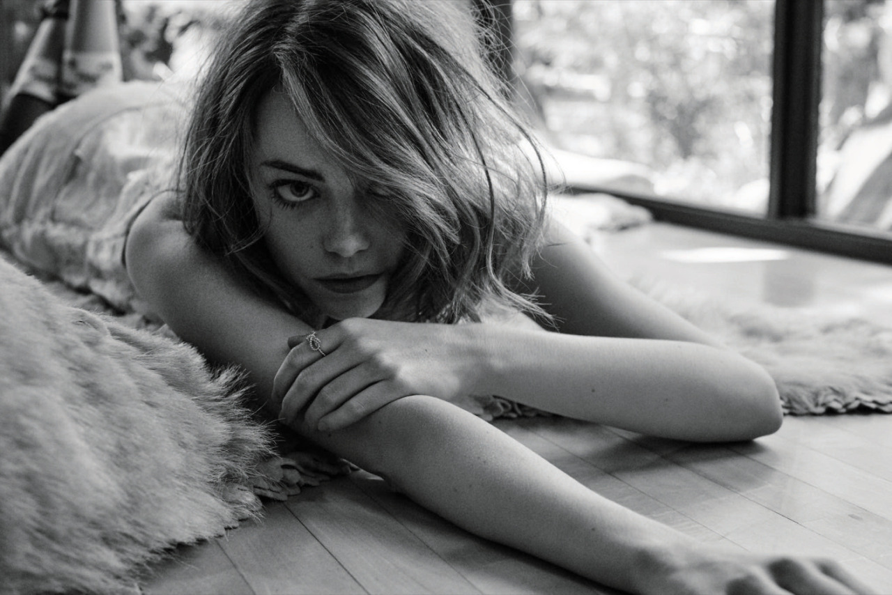 Emma Stone by Craig McDean for “Interview” magazine, May 2015