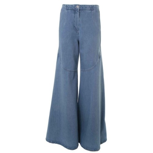 KENZO Bell Bottom denim jeans ❤ liked on Polyvore (see more blue jeans)