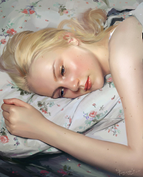 good night～  fang xinyu www.artstation.com/artwork/P25vL