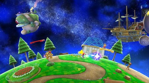 Waiting for Smash 4: Day 159  Sakurai reveals a brand new stage, straight from Super Mario Gala