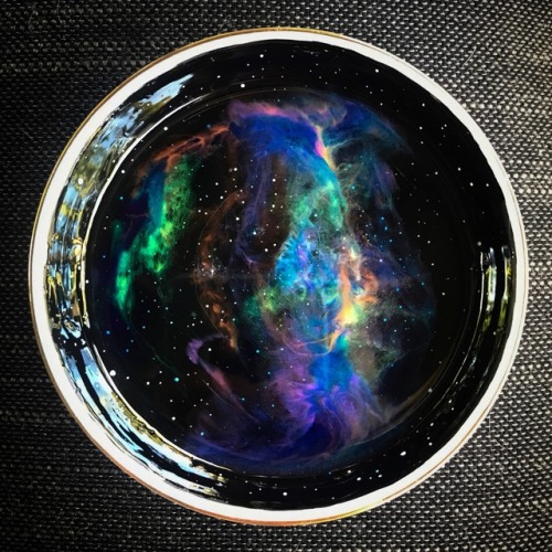 sosuperawesome: Galaxy Collection Dishes, Coasters and Paintings  Lanchen Mihalic  #Etsy #Galaxy  