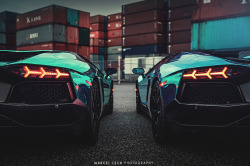 automotivated:  Chrome Lamborghini Aventador