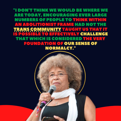 rose-tico:  I made a graphic for Women’s Studies Student Organization at my college that spotlights Dr. Angela Davis, Black, queer, pro-working class abolitionist and activist – and I’m pretty proud of it so I wanted to share :).  For the rest