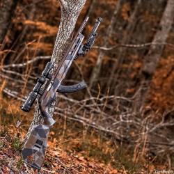 gundoseig:  From @cornbred15 ・・・ #cornbredcamo @tacticalsol X-Ring barrel and receiver along with their extended mag release all in matte brown. @weaponworksllc with the bad ass Cerakoting as always. @magpul stock. @vortexoptics 1-6.  #22 #1022