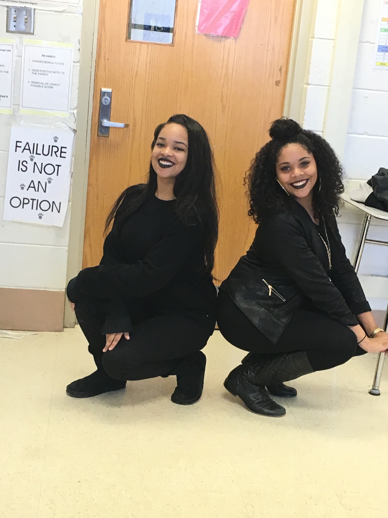 boofinie:  my black school did a black out to end black history month the right way😌✊🏾