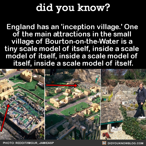 did-you-kno:  England has an ‘inception village.’ One  of the main attractions