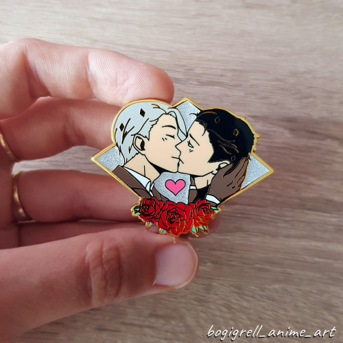 My YOI themed pins just arrived!Hope you like them ^^Feel free to check it out!LINK HERE