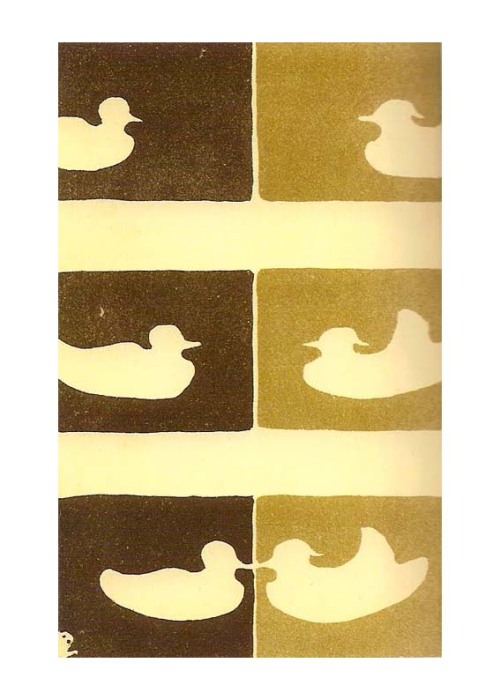 Saitô Shôshû, postcard of Mandarin Ducks, 1900-1912; color lithograph, ink on card stock. From the b