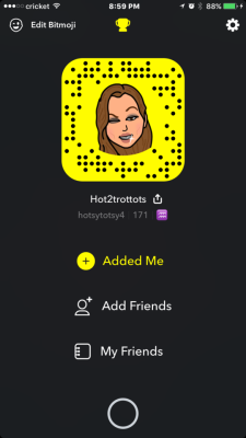 My Snapchat. Which I really don’t know