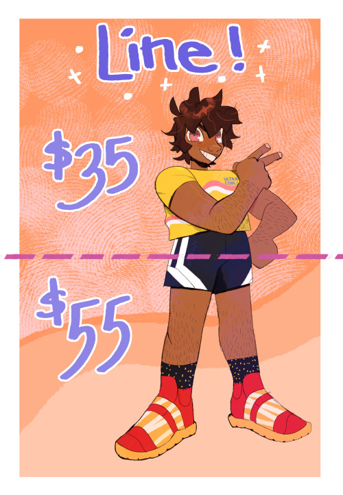 heytherechief: Hey Guys!! I’m opening up a few slots for commissions to work on this coming we