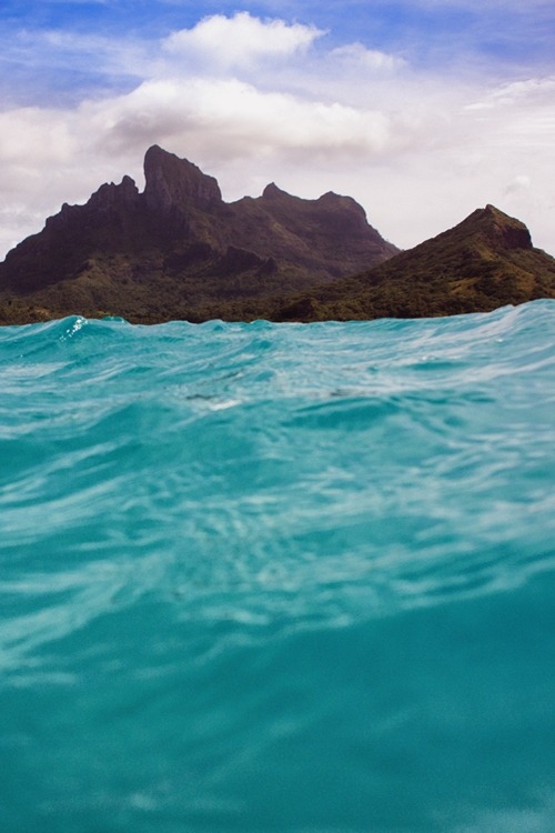 XXX h4ilstorm:  Swimming off our Bungalow (by photo