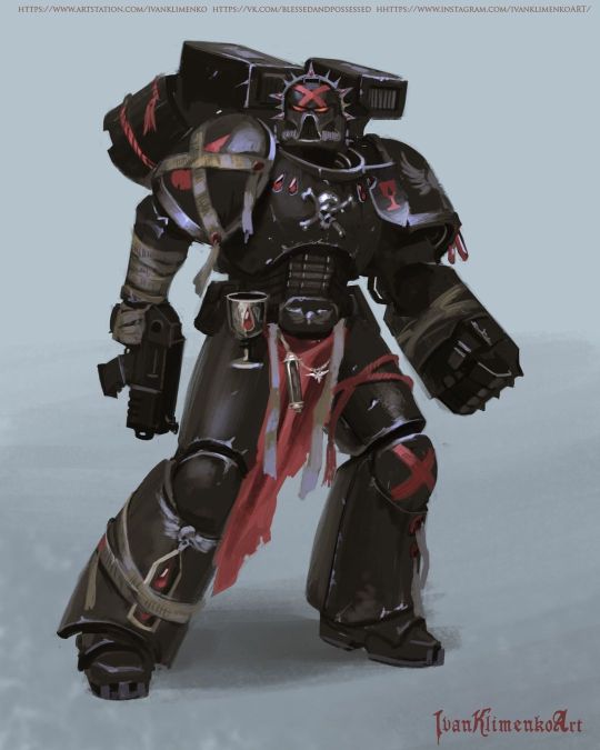 ArtStation - Blood Angels Death Company Marine.