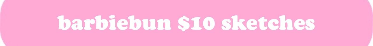 barbiebun:  hi hi !! so along with my normal commissions, I will be taking sketch