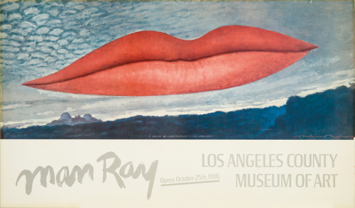 nobrashfestivity:Los Angeles Museum of Contemporary Art, Man Ray exhibition poster, 1966more