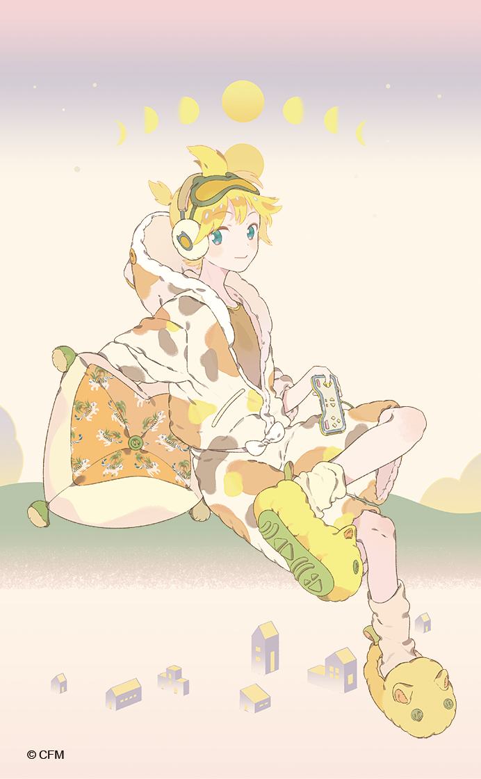 marucos:  アニメイトさんのKAITO誕グッズ用ぬくぬくイラストを描かせて頂きました