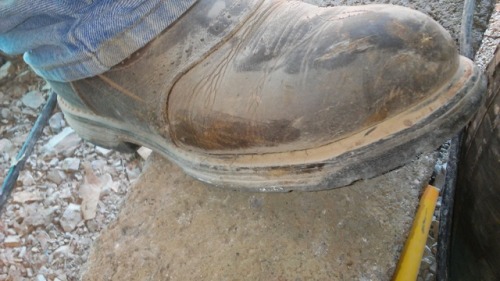 hillbillybootboy:Been giving these ole Work Hogs hell today. Love beating up these fuckers!