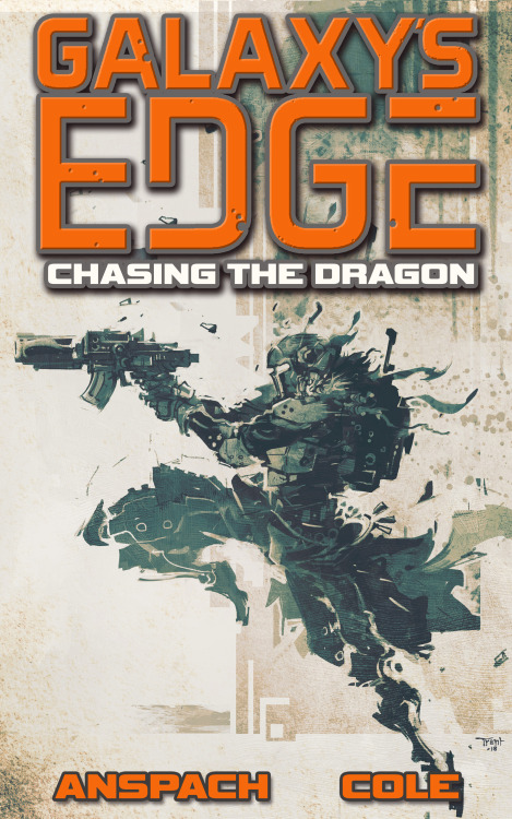 Galaxy’s Edge: Chasing the Dragon Book Cover artwork- by Trent Kaniuga