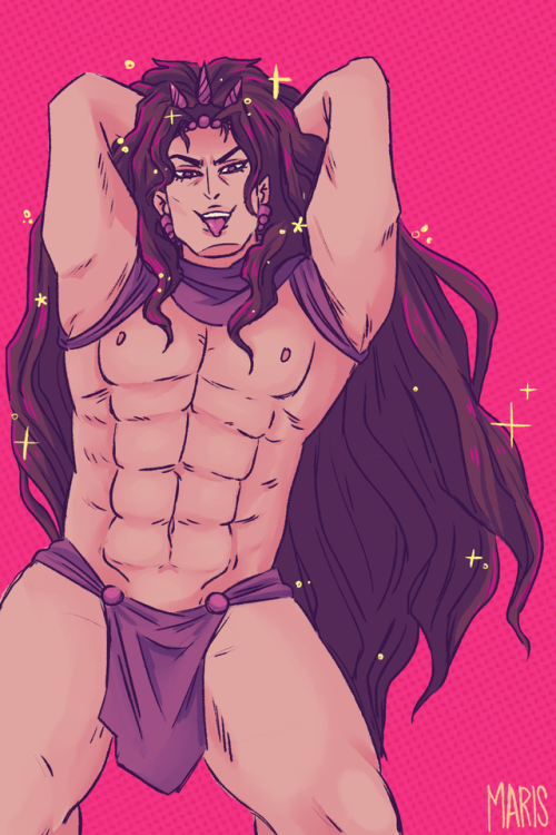 my new hobby is drawing scantily clad buff dudes apparently