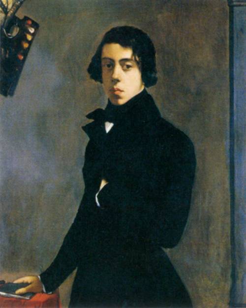 edwarddespard: Self-portrait (1835) of Théodore Chassériau (September 20, 1819 –