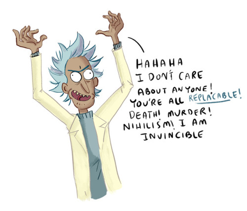 ilikepranksters: rick sanchez in a nutshell.