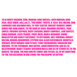 Gagagobble:  Galaxyspaceandtime: Artpop: Thank You  ”..To The Dancers, The Band,