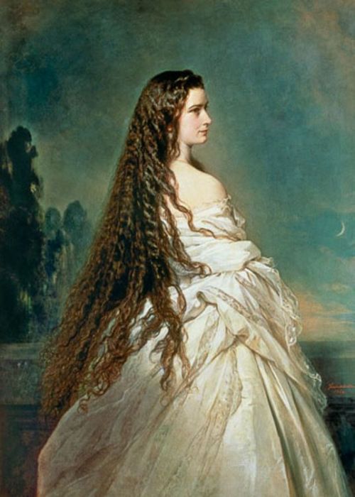 Elisabeth of Bavaria  Empress of Austria (1865),  -  Franz Xaver Winterhalter