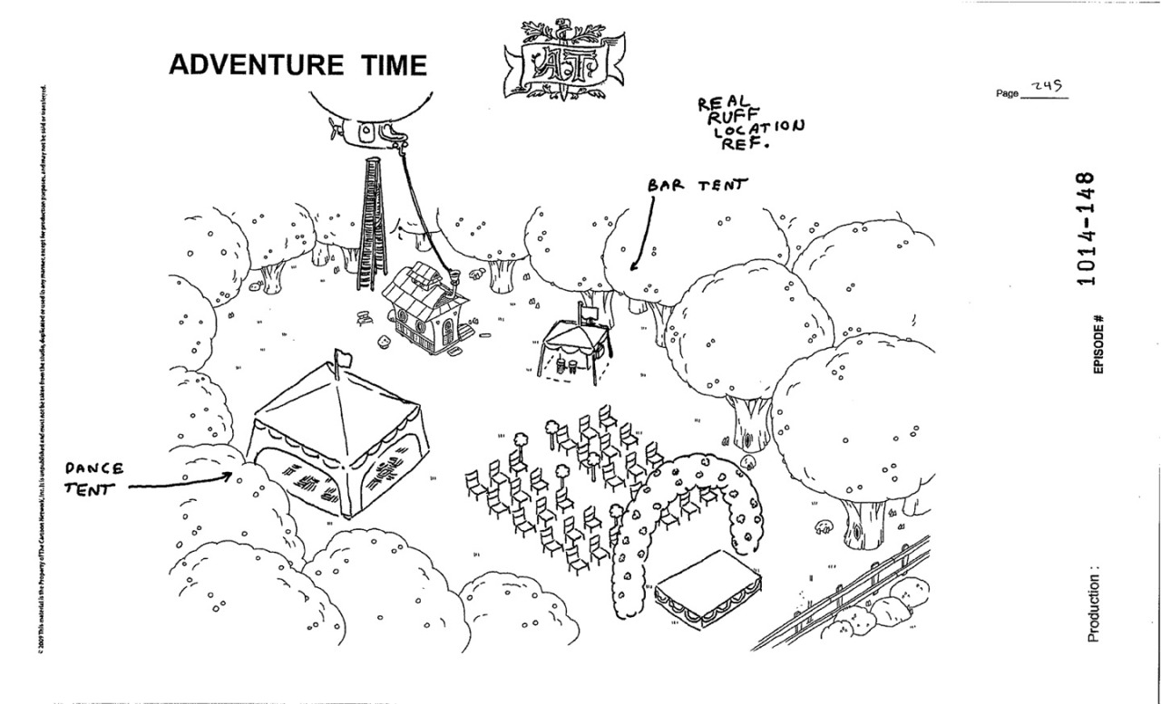 Apple Wedding concept drawings by storyboard artist/writer Steve Wolfhard