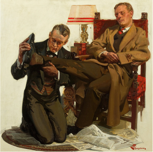 heavenpoison:  Elbert McGran Jackson (1896–1962), A Tired Gentleman, Undated, Oil on canvas.  