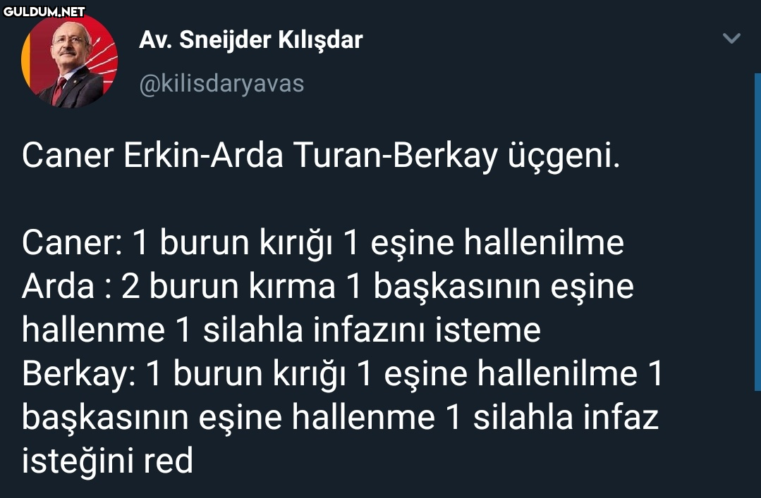 Av. Sneijder Kılışdar...