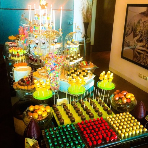 One last Happy Easter hurrah featuring today’s dessert table at brunch! #eastercandycoma #happ
