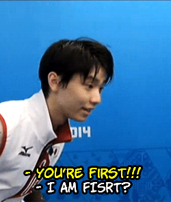 accidentalmarshmellow:Yuzuru Hanyu (羽生 結弦) reaction to winning Golden medal at Olympics 2014.too cut