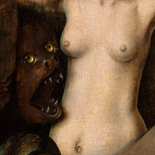 dirk bouts, the fall of the damned, c. 1468