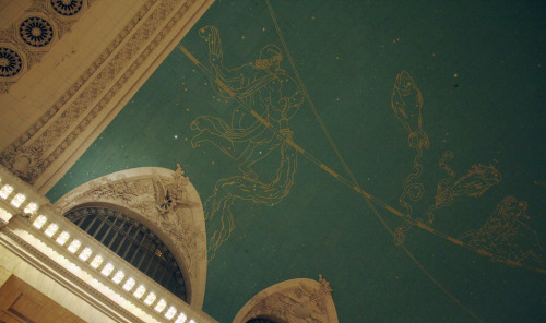 henriplantagenet:Grand Central’s Ceiling, New York