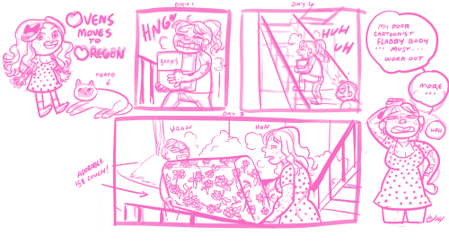 Tiny comic on how out of shape I am. Luckily we live right next door to the nike hiking trails and h