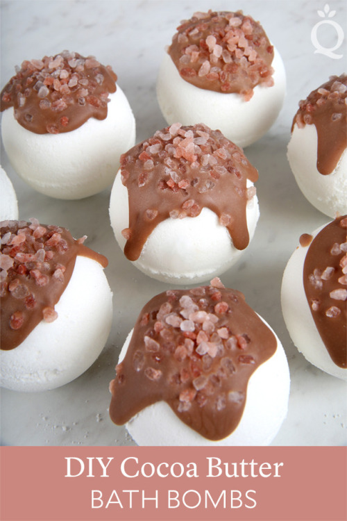 These bath bombs are the perfect DIY gift for chocolate lovers.