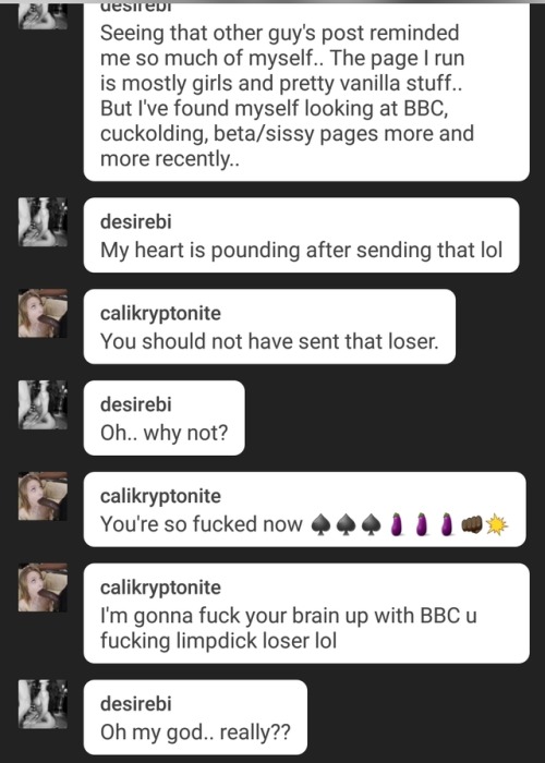 calikryptonite: Everyone fuck this next naive whiteboi up with BBC cuck porn. Send him so much BBC i