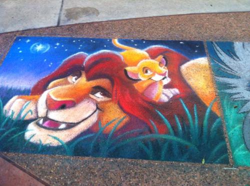 cmkaela:WOAH so apparently for Limited Time Magic this week there was some insanely awesome chalk ar